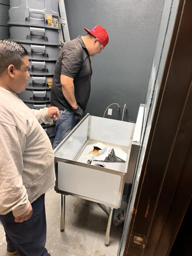 Commercial plumbing and sink installation in Elko